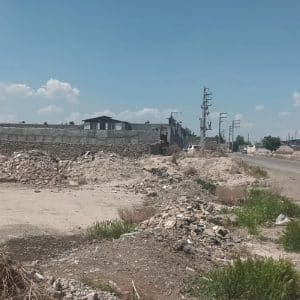 زمین 1100متری چسب بافت صنعتی برق وگاز جلو ملک ورودی اتوبان تهران ساوه