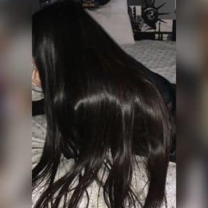 موی مشکی طبیعی اکستیشن