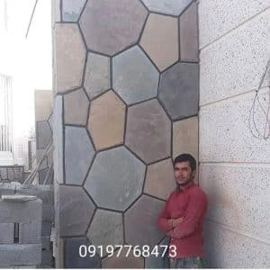 اجرای سنگ لاشه کف سازی محوطه سازی